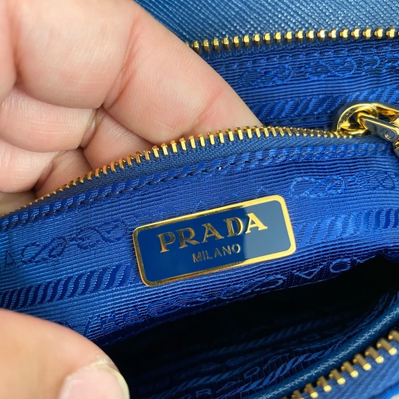 BNWT Authentic Prada Nylon Tessuto Chain Crossbody - Picture 6 of 7